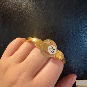 Gold-Tone Circular Accent Women's bracelet - Gold